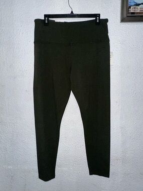 Style & Co. Olive Green High-Waist Ponte Leggings